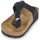 Sapatos Mulher Chinelos BIRKENSTOCK Gizeh Braided LEOI Black Pele / Preto / Regular