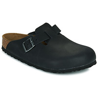 Sapatos Tamancos BIRKENSTOCK Boston LEOI Black Pele / Preto / Regular