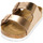 Sapatos Mulher Chinelos BIRKENSTOCK Arizona SFB LENA Metallic Copper Natural / Pele / Metálico / Cobre / Regular