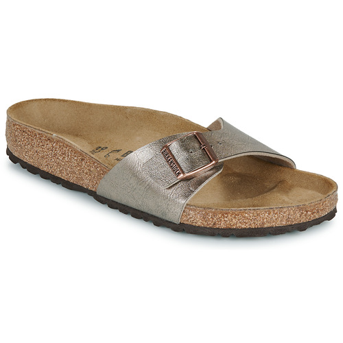 Sapatos Mulher Chinelos BIRKENSTOCK Madrid BF Graceful Taupe Toupeira / Regular