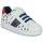 Sapatos Criança Sapatilhas Geox B ECLYPER BOY Branco / Marinho / Vermelho