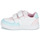 Sapatos Rapariga Sapatilhas Geox B ECLYPER GIRL Branco / Azul / Rosa