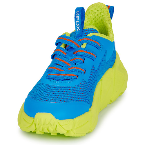 Geox J FLEXYPER FAST BOY Azul / Amarelo