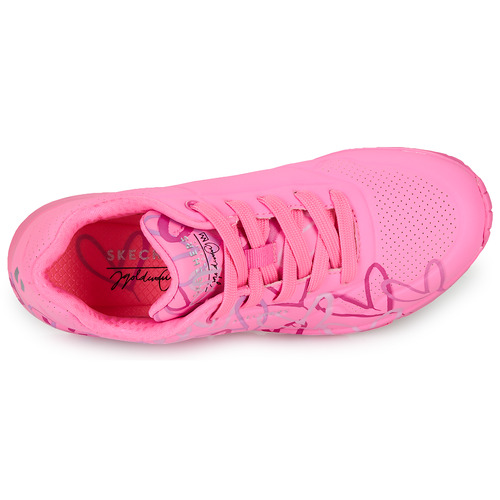 Skechers JGOLDCROWN: UNO - SPREAD THE LOVE Rosa