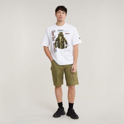G-Star Raw D08566 D308 RIPSTOP - ROVIC ZIP RLXD-B212 SMOKE OLIVE Verde