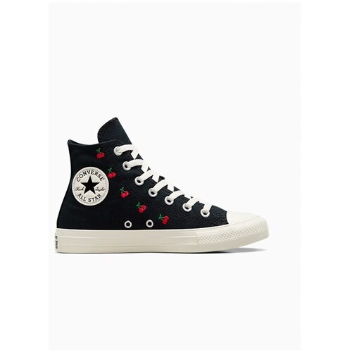 Sapatos Mulher Sapatilhas Converse Chuck Taylor All Star Cherries Preto