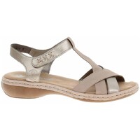 Sapatos Mulher Sandálias Rieker 6591961 Ouro