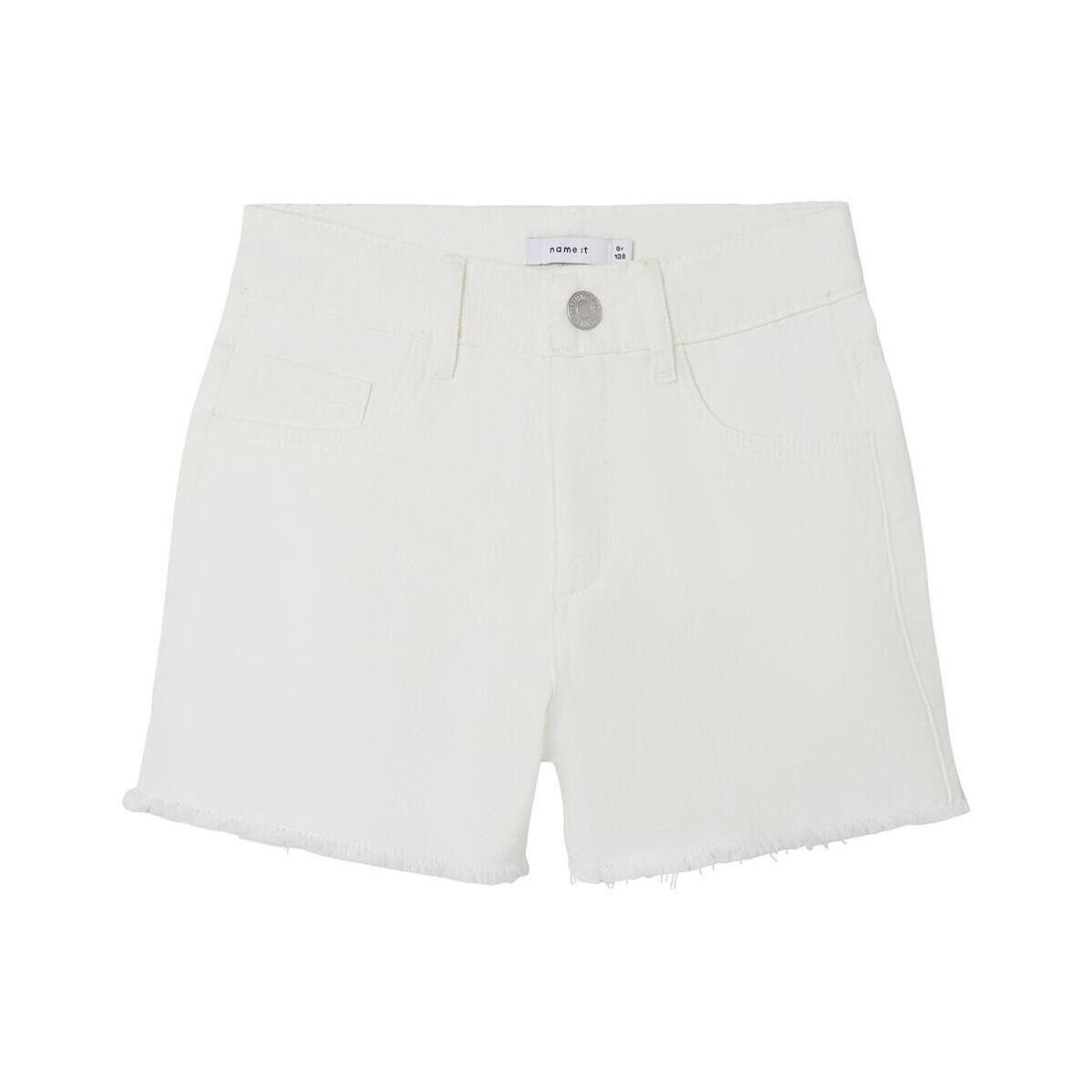 Textil Rapariga Shorts / Bermudas Name it  Branco