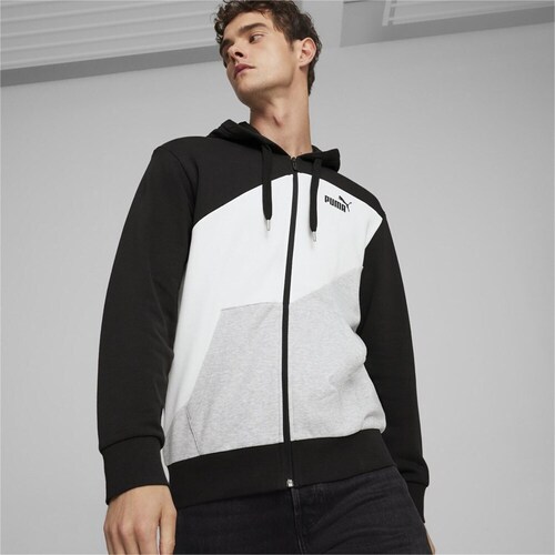 Puma Power Colorblock Preto, Branco, Cinzento