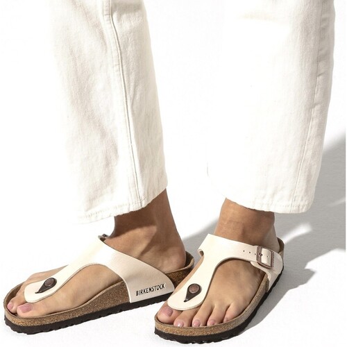 BIRKENSTOCK SANDALIAS DE DEDO  GIZEH GRACEFUL PEARL WHITE Bege