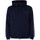 Textil Homem Sweats Emporio Armani EA7 Casaco com capuz e fecho com logótipo no peito Azul