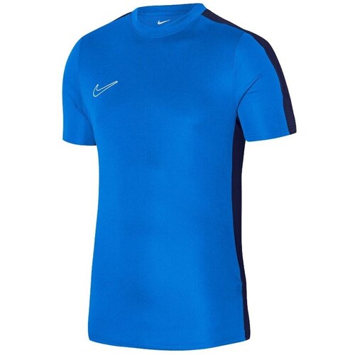 Textil Homem T-Shirt mangas curtas Nike Academy 23 Top Ss Azul