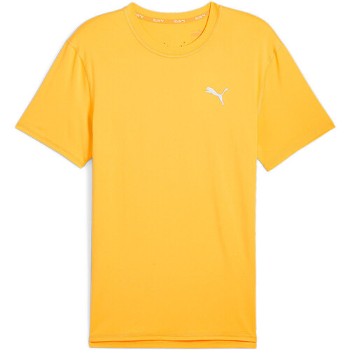 Textil Homem Camisas mangas curtas Puma RUN CLOUDSPUN SS TEE Laranja