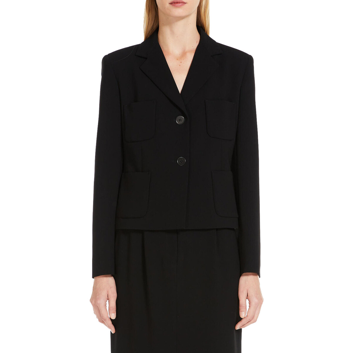 Textil Mulher Casacos/Blazers Maxmara Studio ALPINO Preto