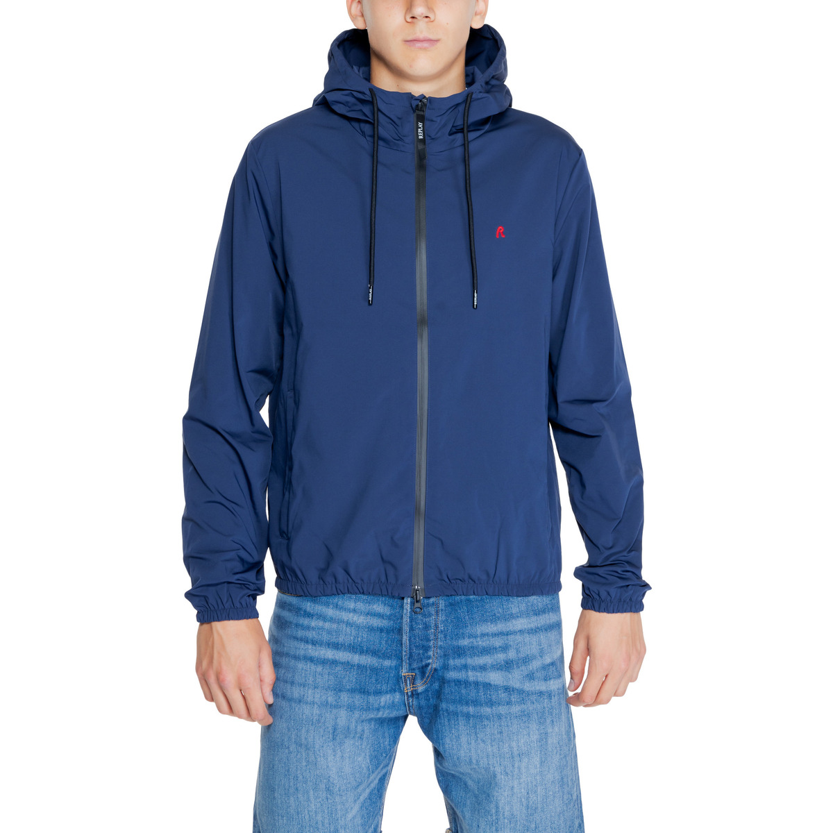 Textil Homem Casacos  Replay MICRO POLY OXFORD M8338R.000.84876 Azul