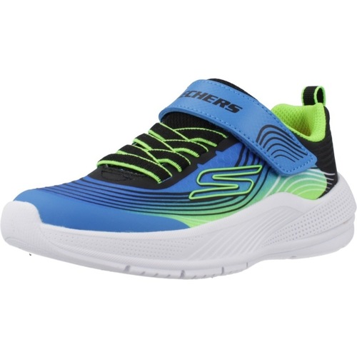 Sapatos Rapaz Sapatilhas Skechers MICROSPEC ADVANCE Azul