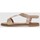 Sapatos Mulher Sandálias Kamome Trends SANDALIA  KOLA PLATINO Prata