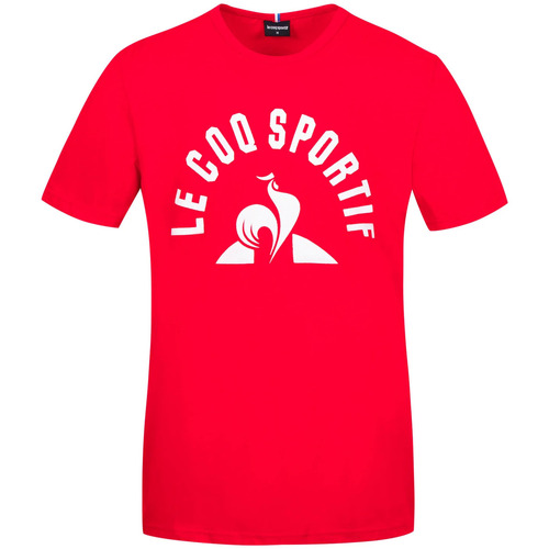 Textil Homem Camisas mangas curtas Le Coq Sportif BAT Tee SS N2 M Vermelho