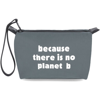Malas Mulher Bolsa de mão Ecoalf LUPITAALF VANITY CASE W/ MESSAGE Cinza