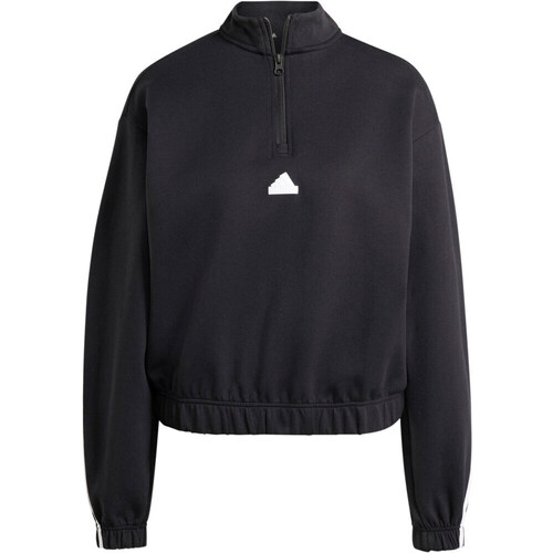 Textil Mulher Sweats adidas Originals W FI 3S QZ Preto