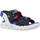 Sapatos Rapaz Sandálias Geox J SANDAL WROOM BOY Azul
