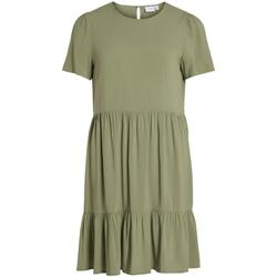 Textil Mulher Vestidos Vila  Verde