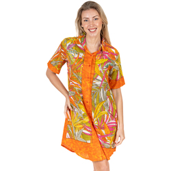 Textil Mulher camisas Isla Bonita By Sigris Camisa Laranja
