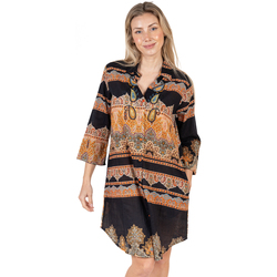 Textil Mulher Vestidos curtos Isla Bonita By Sigris Vestir Castanho
