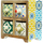Casa Cestos e Caixas decorativas  Signes Grimalt Rack De Temperos Com 4 Gavetas Amarelo