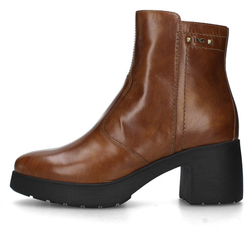 Sapatos Mulher Botins NeroGiardini I411292D Castanho