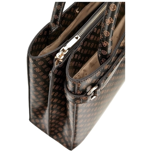 Guess ARLENA LOGO GIRLFRIEND SATCHEL Castanho