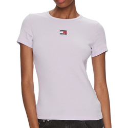 Textil Mulher T-shirts e Pólos Tommy Hilfiger  Violeta