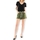 Textil Mulher Shorts / Bermudas Only Calções Luna Linen - Olive Green Verde