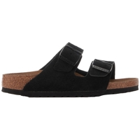Sapatos Mulher Sandálias BIRKENSTOCK Arizona Suede Leather Narrow - Black Preto
