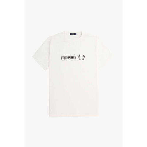 Textil Homem T-shirts e Pólos Fred Perry M8593-129-1-1 Branco