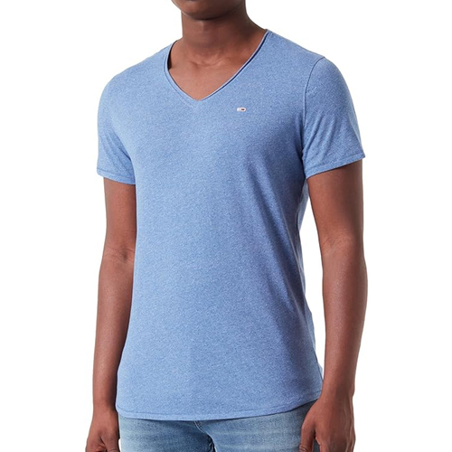 Textil Homem T-shirts e Pólos Tommy Hilfiger  Azul