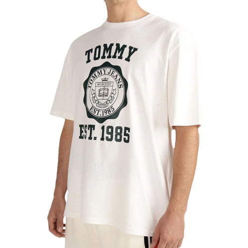 Textil Homem T-shirts e Pólos Tommy Hilfiger  Branco