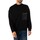 Textil Homem Sweats EAX Sweatshirt com bolso com fecho Preto