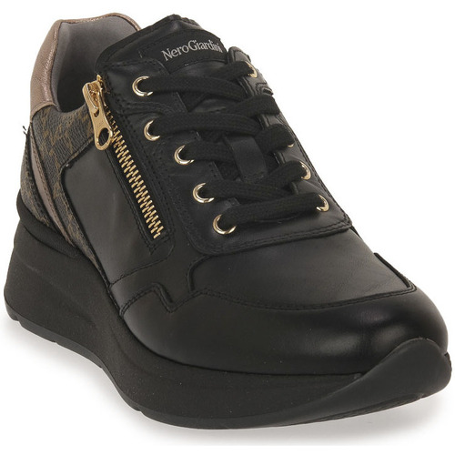 Sapatos Mulher Sapatilhas NeroGiardini NERO GIARDINI 100 GUANTO NERO Preto