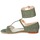 Sapatos Mulher Continuar as compras A65970 Verde / Bege