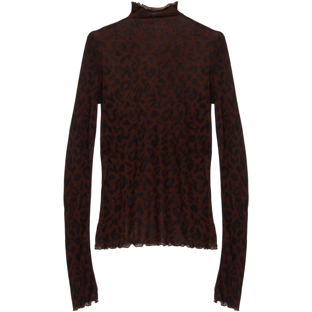 Textil Mulher Tops / Blusas Alysi 154412 LUPETTO PRINTED J Castanho