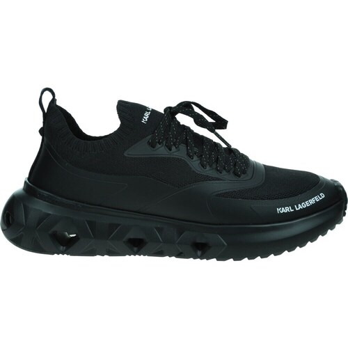Sapatos Homem Sapatilhas Karl Lagerfeld Kite Run Knit Sock Lo Preto