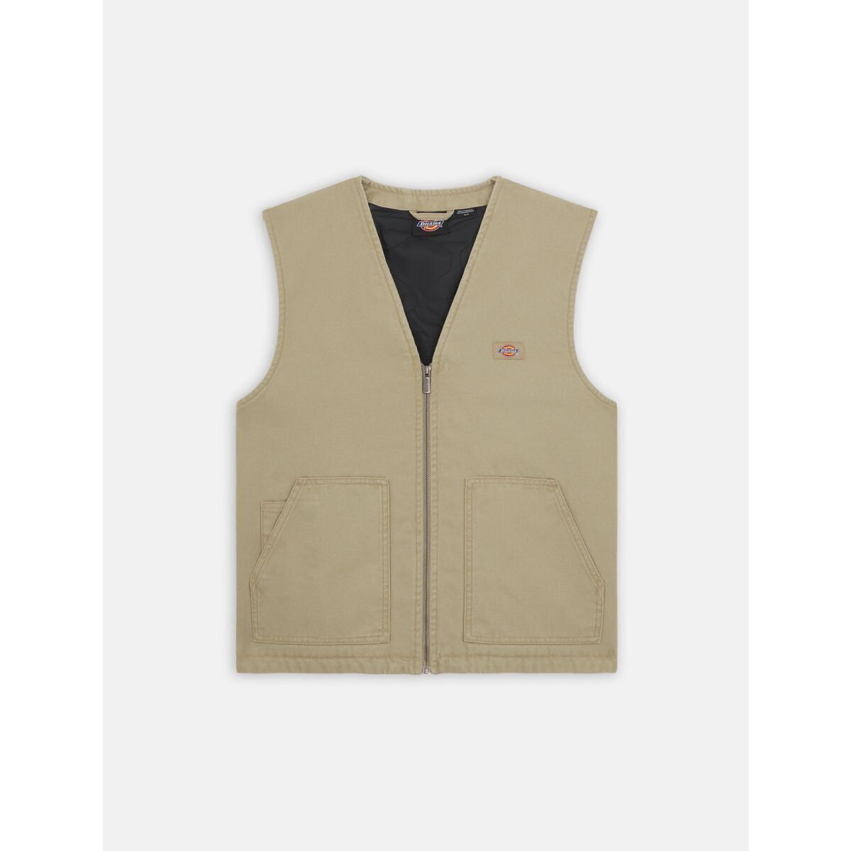 Textil Homem Casacos  Dickies DUCK CANVAS VEST DK0A4YQK-F02 DESERT SAND Bege