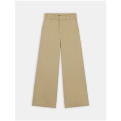 Textil Mulher Calças Dickies W WIDE LEG PANT DK0A4YSE-KHK KHAKI Bege