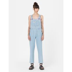 Textil Mulher Macacões/ Jardineiras Dickies CLASSC DNM BIB W DK0A4XYCC-151 VNTG BLUE LIGHT Azul