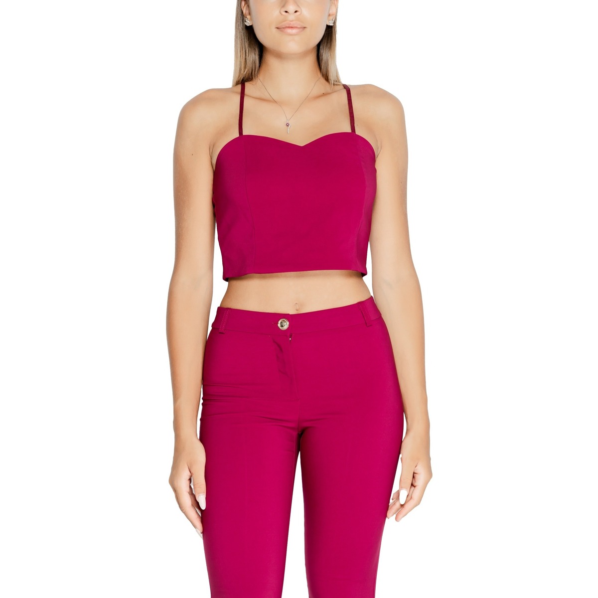 Textil Mulher Tops / Blusas Rinascimento CFC0120019003 Vermelho