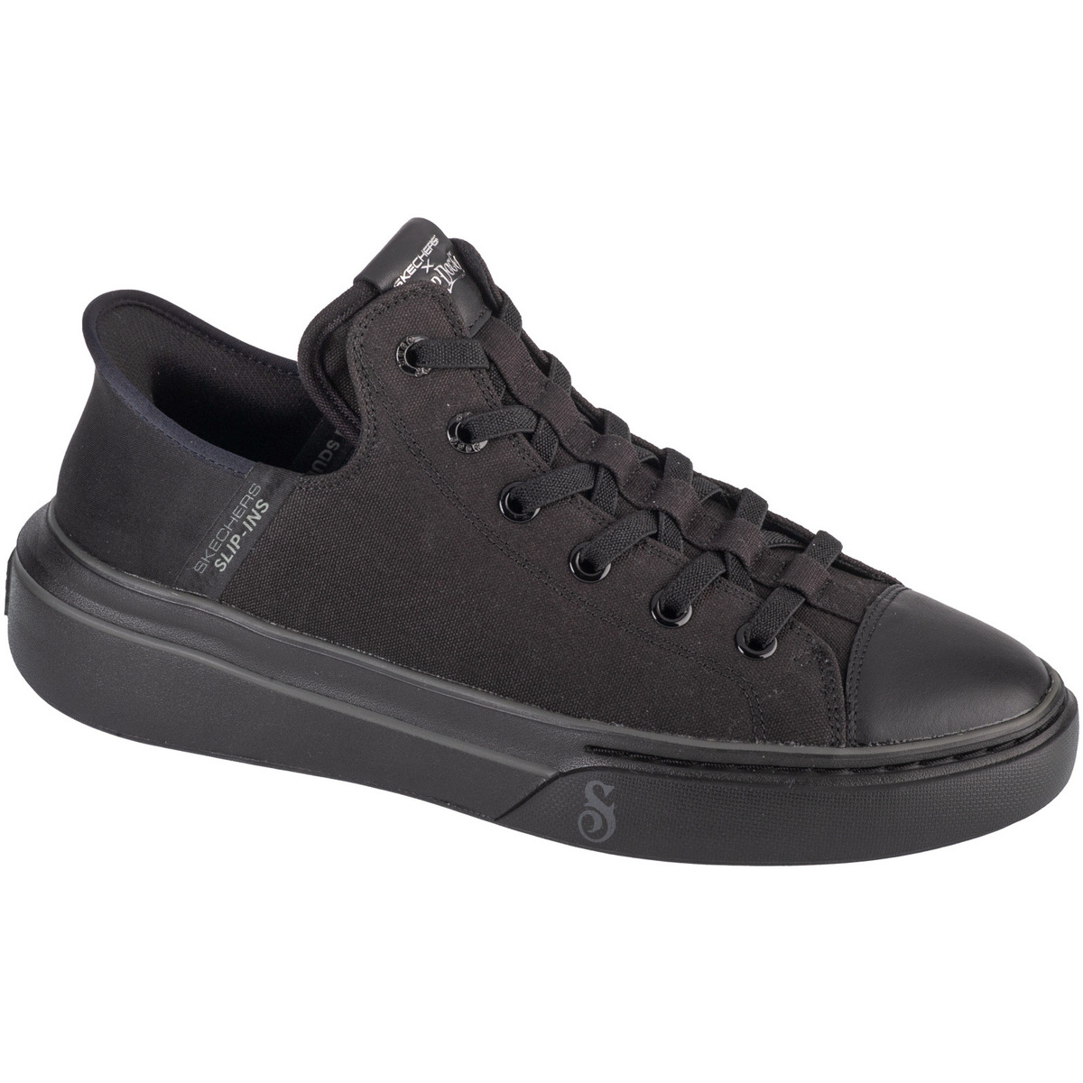 Sapatos Homem Sapatilhas Skechers Slip-Ins Snoop One - Boss Life Canvas Preto