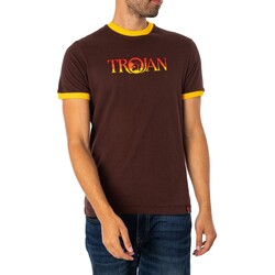 Textil Homem T-Shirt mangas curtas Trojan T-Shirt com logótipo Castanho