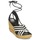Sapatos Mulher Sandálias Marc Jacobs DANI Preto / Branco