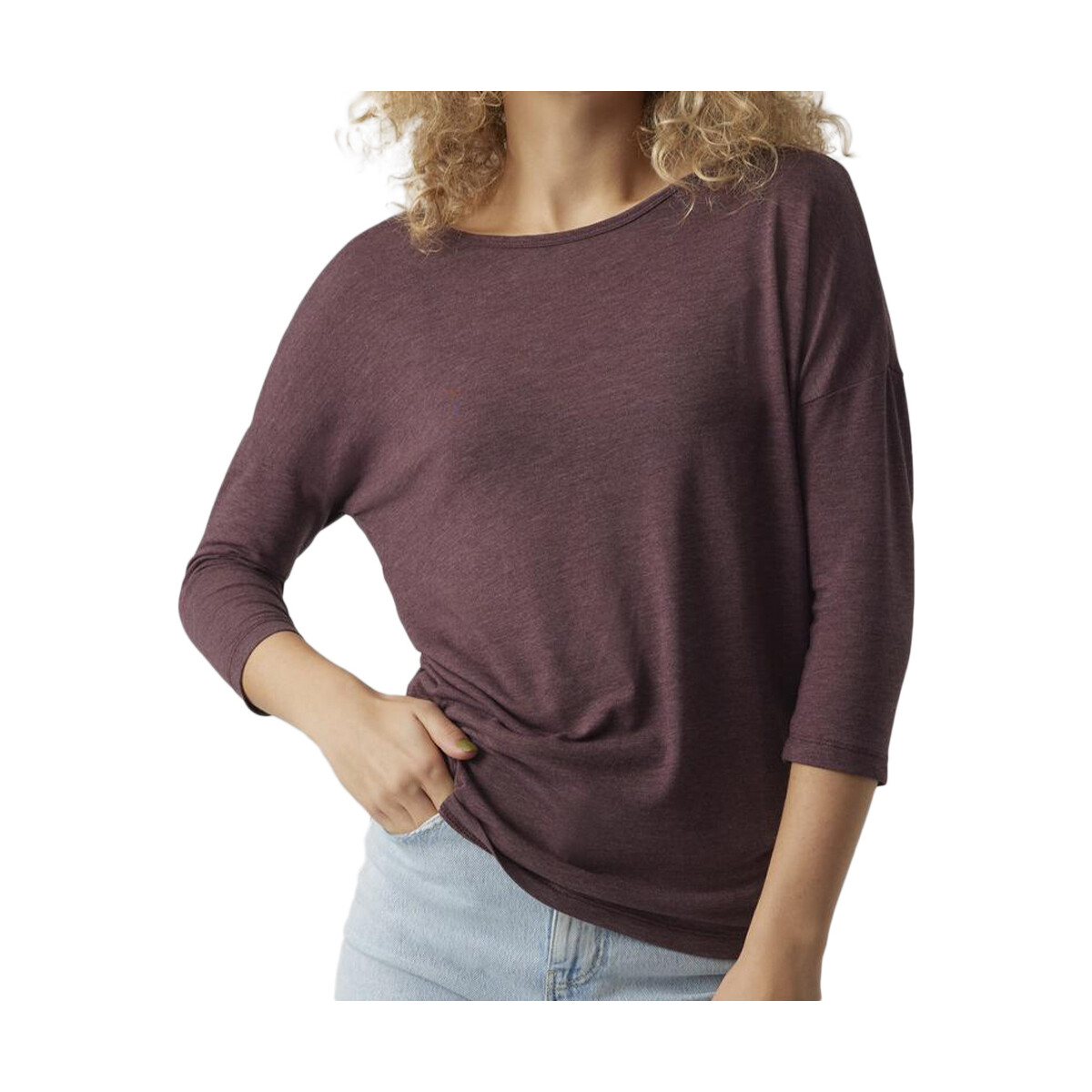 Textil Mulher T-shirts e Pólos Vero Moda  Violeta